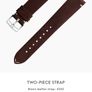Omega Brown Leather Strap Image 5