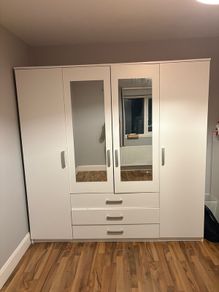 white bedroom wardrobe
