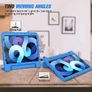For Apple iPad Air 4 2020 4th Gen Kids Case Shockproof Cover With Stand Blue Image 3