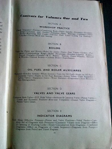 Verbal Notes and Sketches for Marine Engineer Officers 2 volumes complete