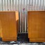 Pair of Midcentury retro vintage Oak Bedsides by Meredew c.1960s Image 4