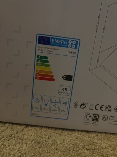 Chimney hood Chb60