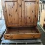 Traditional Solid Pine Double Wardrobe Image 4
