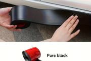 1PC 1/2/4m Self-Adhesive Car Door Edge Bumper Strip Scratch Resistant Protective Film Carbon Car Door Edge Wrapping Sticker