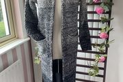 cardigan  Bnwot long navy flex size 10/12
