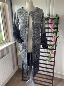 cardigan  Bnwot long navy flex size 10/12