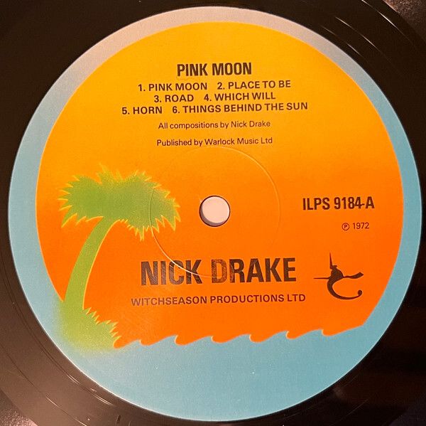 Rare Nick Drake Pink Moon 1976