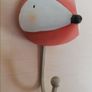 Ceramic hand painted fox wall hook Image 5