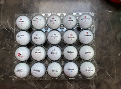 20 Wilson golf balls