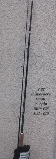 Lot 4:  Clearance Sale.   Sea / Coarse Rods