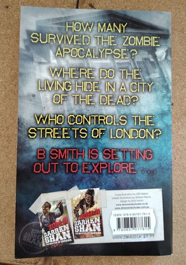 Zom-B City by Darren Shan  True First Edition 1st Printing