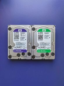 Western Digital Internal Hard Drive 4TB (Purple and Green)
