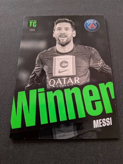 Panini Top Class 2023 Lionel Messi Winner Card  PSG #195