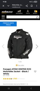 Mens motorcycle jacket