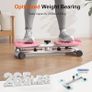 Waist Twist Sculptor Machine, Waist Trainer Disc for Weight Loss, Waist Relax, Ab Training, Balance Training, Foot Massage, Noiseless Home Exercise Equipment With Resistance Band Image 5
