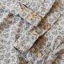 Fatface Mens pattern long sleeve Shirt light Grey 2XL size Image 4