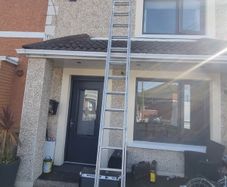 ladder double extendable 14 steps each piece