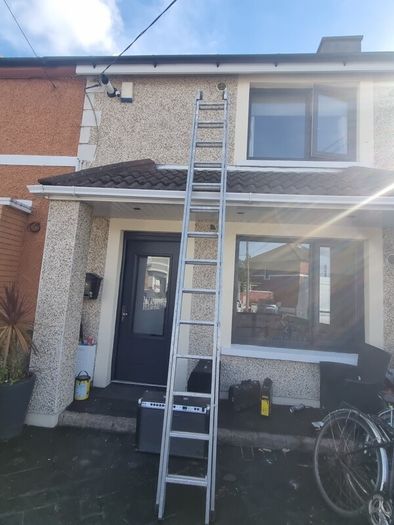 ladder double extendable 14 steps each piece