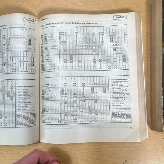 British Rail - National Passenger Timetable x 2 - 1977, 1978, 1979, 1980