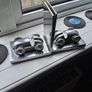 2 aluminum bookends Image 2