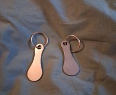 Shopping trolly release key
