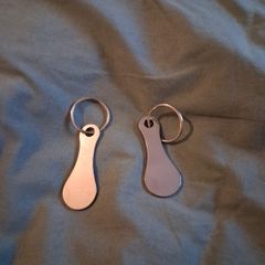 Shopping trolly release key