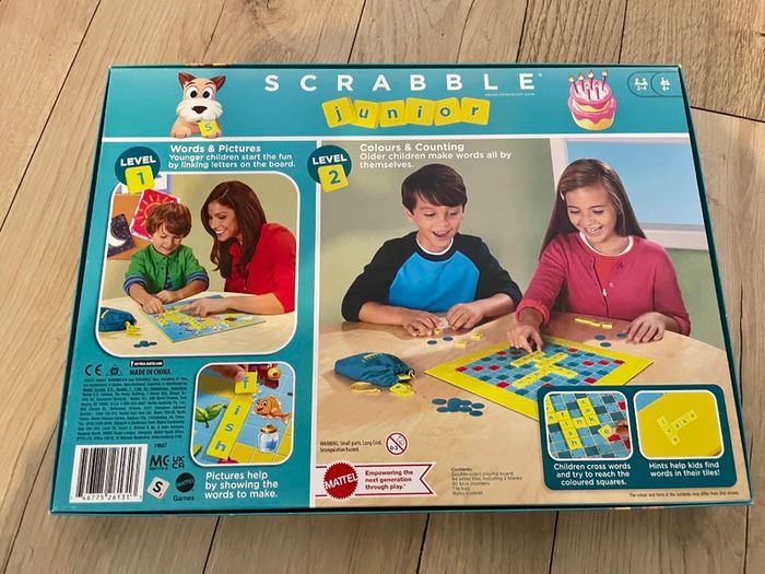 Scrabble junior board game