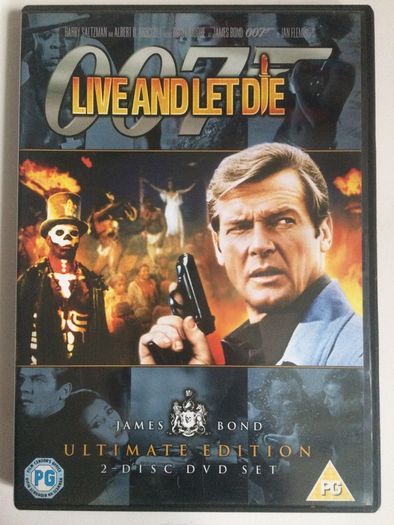 007 James Bond - Live And Let Die [1973] Roger Moore [Movie 2xDVD]