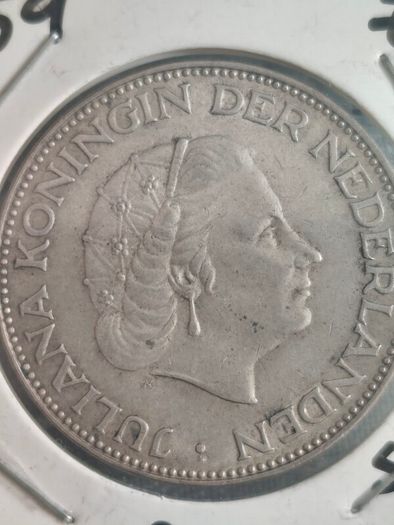 2 1/2 Silver gulden coin