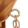 Garden Swing Bench with Trellis Solid Acacia Wood Image 5