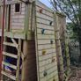 Wooden Playhouse with Slide & Climbing Frame Image 8