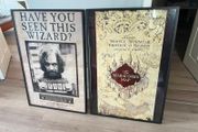Harry Potter posters + frames