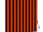 Outdoor Roller Blind 160x250 cm Orange and Brown