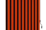 Outdoor Roller Blind 160x250 cm Orange and Brown