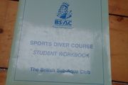 BSAC Sports Diver Student Workbook for Sale