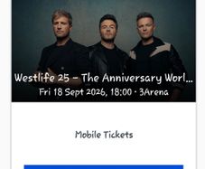 Westlife 25th Anniversary World Tour