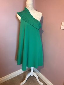 Wild Pony green dress one shoulder size 14 - New with tags