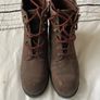 Pair of Wendel Ankle Boots  Size 40,  Brown Suede Image 2