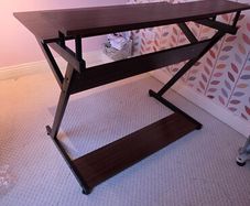 FITUEYES Computer Desk Office Desk Workstation 100x60x84cm
