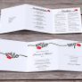 'We Do' theme Tri-Fold invitations Image 2