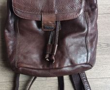 Genuine Leather Spikes & Sparrow Backpack Rich Dark Brown