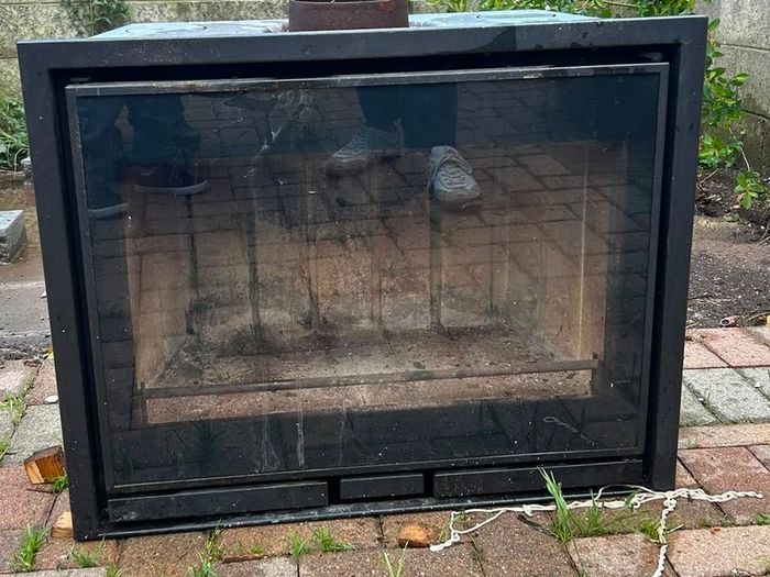 Fireplace insert - 9kw cassette wood burner