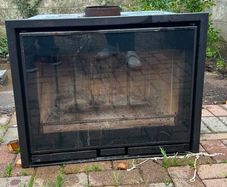Fireplace insert - 9kw cassette wood burner