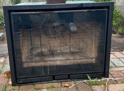 Fireplace insert - 9kw cassette wood burner
