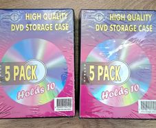 High Quality DVD storages cases lot of 10