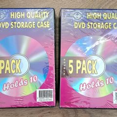 High Quality DVD storages cases lot of 10