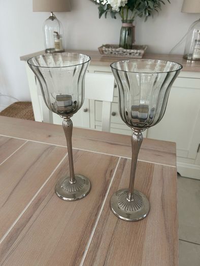 laura ashley candle holders