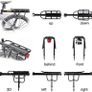 Bike Rear Rack, Bicycle Rear Back Seat Luggage Rack Holder Carrier for Panniers Bags, Luggage, Cargo, 50kg Load, Aluminum Alloy Adjustable with Reflector for Cycling Camping Touring Sport (FREE POSTAGE) Image 7