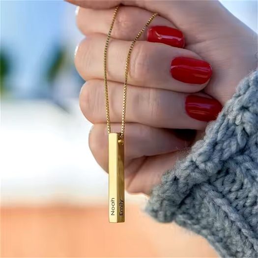 The Origin Pendant Necklace  Available for Custom Engraving By R'Laith