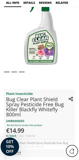 Plant Bug Clear Plant Shield Insecticide Spray Pesticide Free Bug Killer New